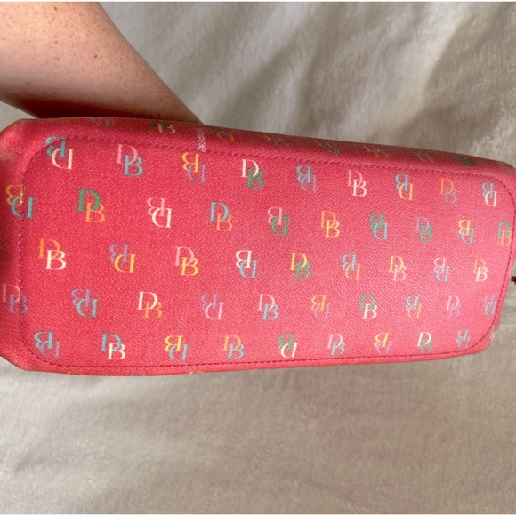 Dooney & Bourke Y2K vintage pink rainbow tassel bag πππ - Picture 4 of 12